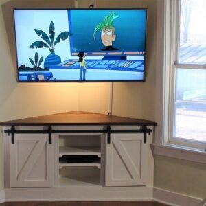Video: Building a Corner Media Unit from Materials in the Barn Image